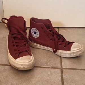 Converse Chuck Taylor II Allstar High Tops Burgundy